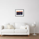 NEW YORK CITY SUNSET FROM HELICOPTER