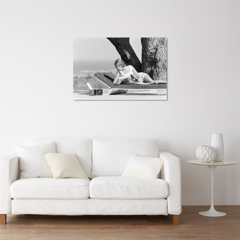 JANE BIRKIN SUR LE TOURNAGE DU FILM LA PISCINE 1968