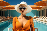 JENNY BY THE POOL