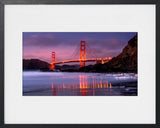 THE GOLDEN GATE BRIDGE SNOW