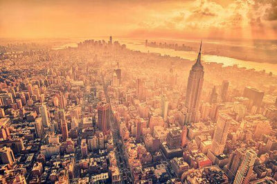 A BIRDS EYE VIEW ACROSS MANHATTAN（マンハッタン鳥瞰